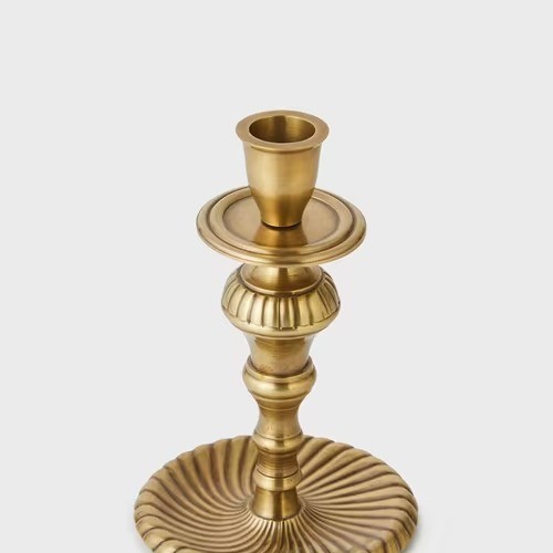 Dhaani Brass Taper Candle Holder