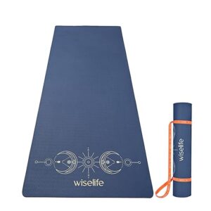 WiseLife Grande XL 6 MM TPE Yoga Mat for Men & Women |