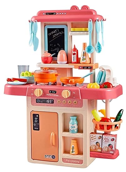 Storio Toys Kitchen Set for Kids Girls Big Cooking Set