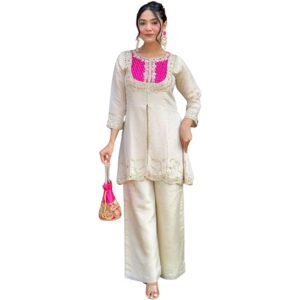 Wedding Outfit For Women Embroidered Shrara Set
